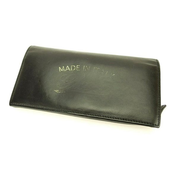 GUCCI wallet swing leather Authentic used - Picture 1 of 7